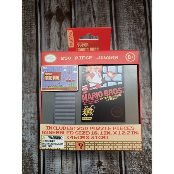 Nintendo SUPER MARIO BROS 250 Piece Jigsaw Puzzle & Collector Tin Sealed - Picture 3 of 5